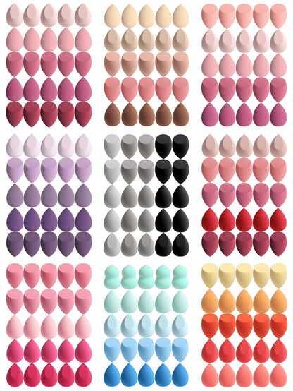 25 Beauty Eggs (Makeup Sponges), Foundation Make-Up Mixed Beauty Sponges, Liquid, Cream and Powder Flawless, Multi-Color Makeup