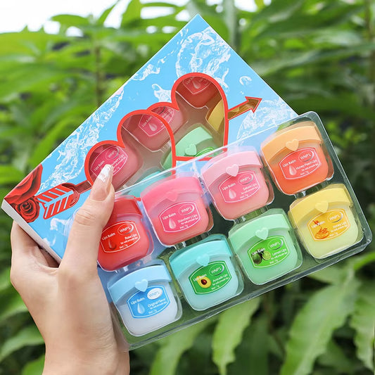 New 4/6/8Pcs Moisturizing Lip Balm Sets